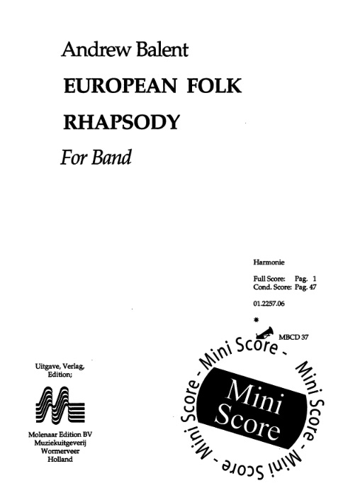 European Folk Rhapsody - cliquer ici