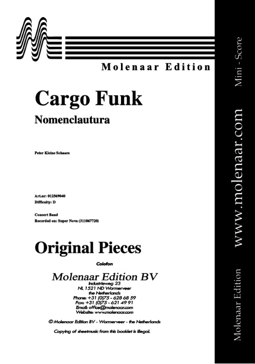 Cargo Funk (3.Mvt from 'Nomenclatura') - cliquer ici