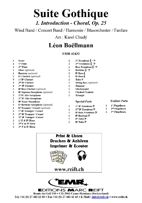 Suite Gothique (1. Introduction - Choral) - cliquer ici