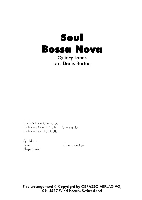 Soul Bossa Nova - cliquer ici