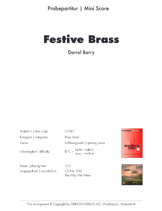Festive Brass - cliquer ici