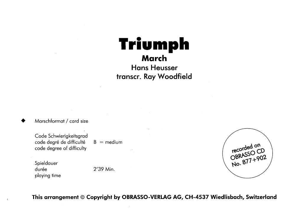 Triumph - cliquer ici