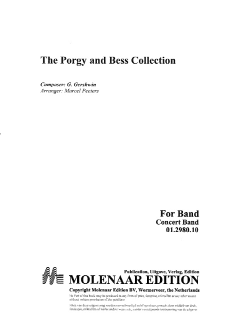 Porgy and Bess Collection, The - cliquer ici