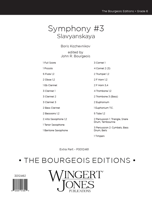 Sympohny #3 'Slavyanskaya' - cliquer ici