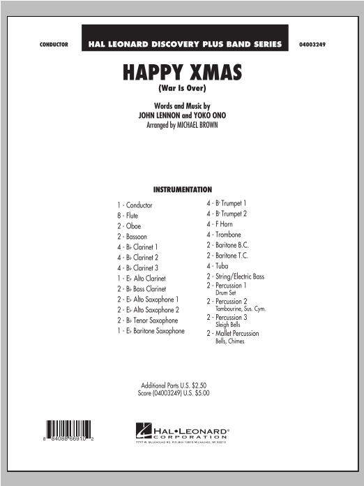 Happy Xmas (War Is Over) - cliquer ici