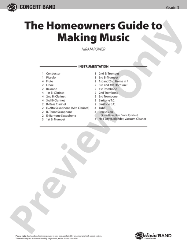 Homeowners Guide to Making Music, The - cliquer ici