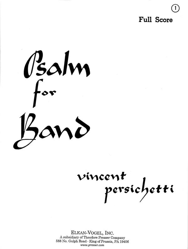 Psalm for Band - cliquer ici