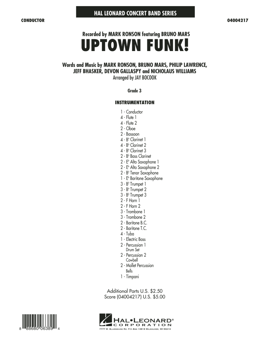 Uptown Funk! - cliquer ici