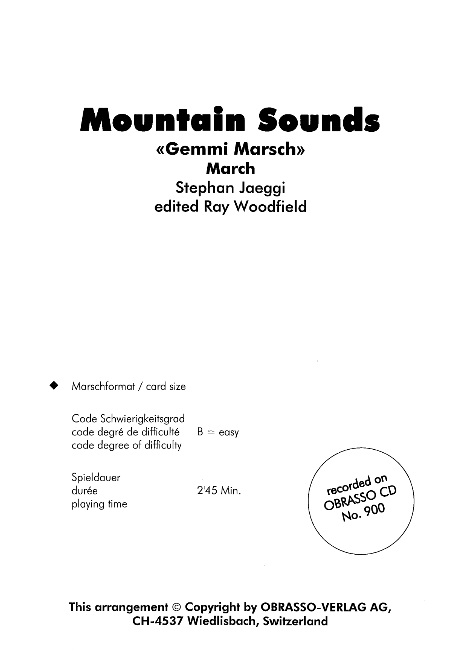 Mountain Sounds (Gemmi Marsch) - cliquer ici