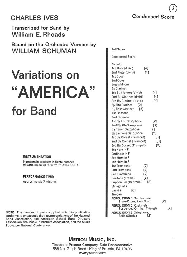 Variations on 'America' - cliquer ici