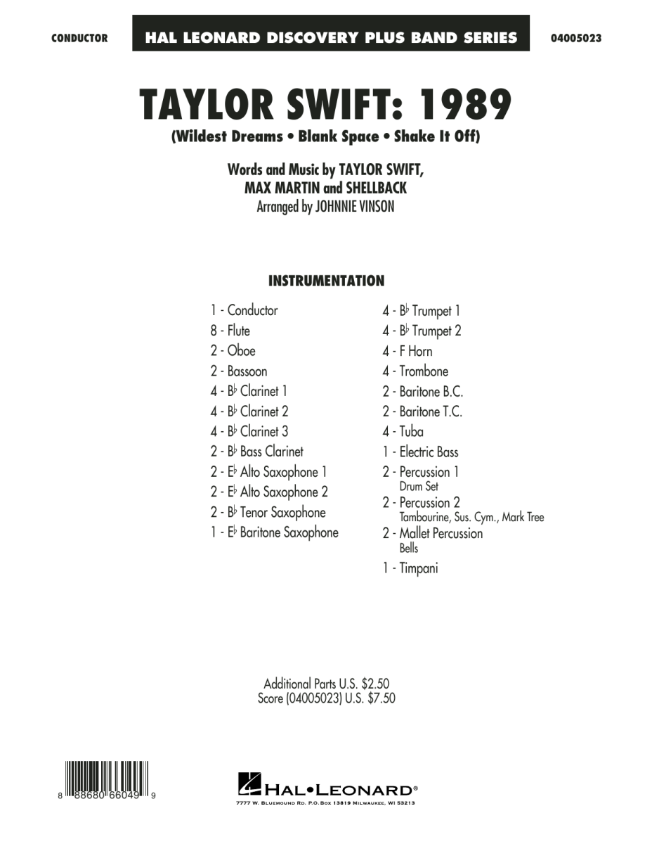 Taylor Swift: 1989 - cliquer ici