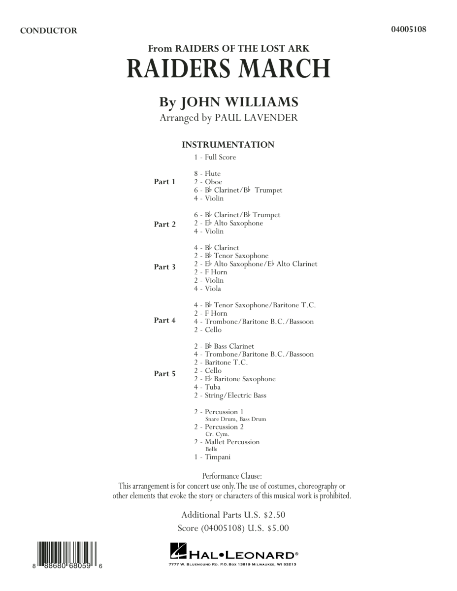 Raiders March - cliquer ici