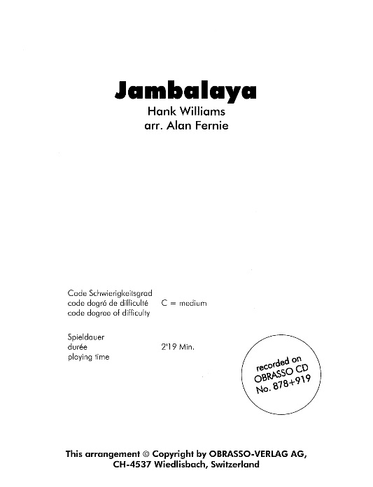 Jambalaya - cliquer ici