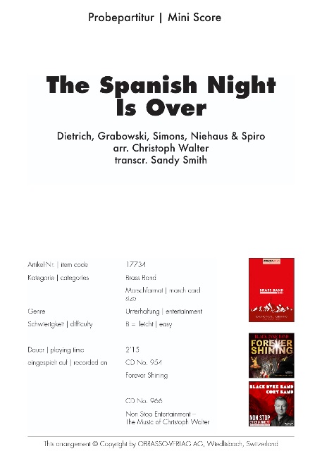 Spanish Night is Over, The - cliquer ici