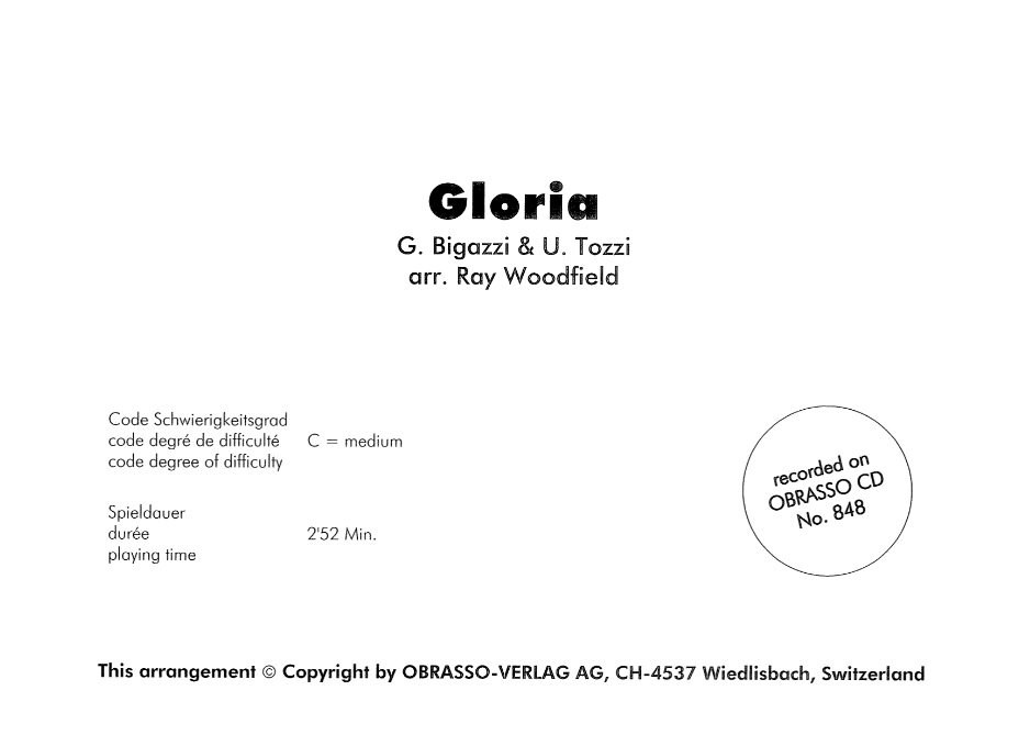 Gloria - cliquer ici