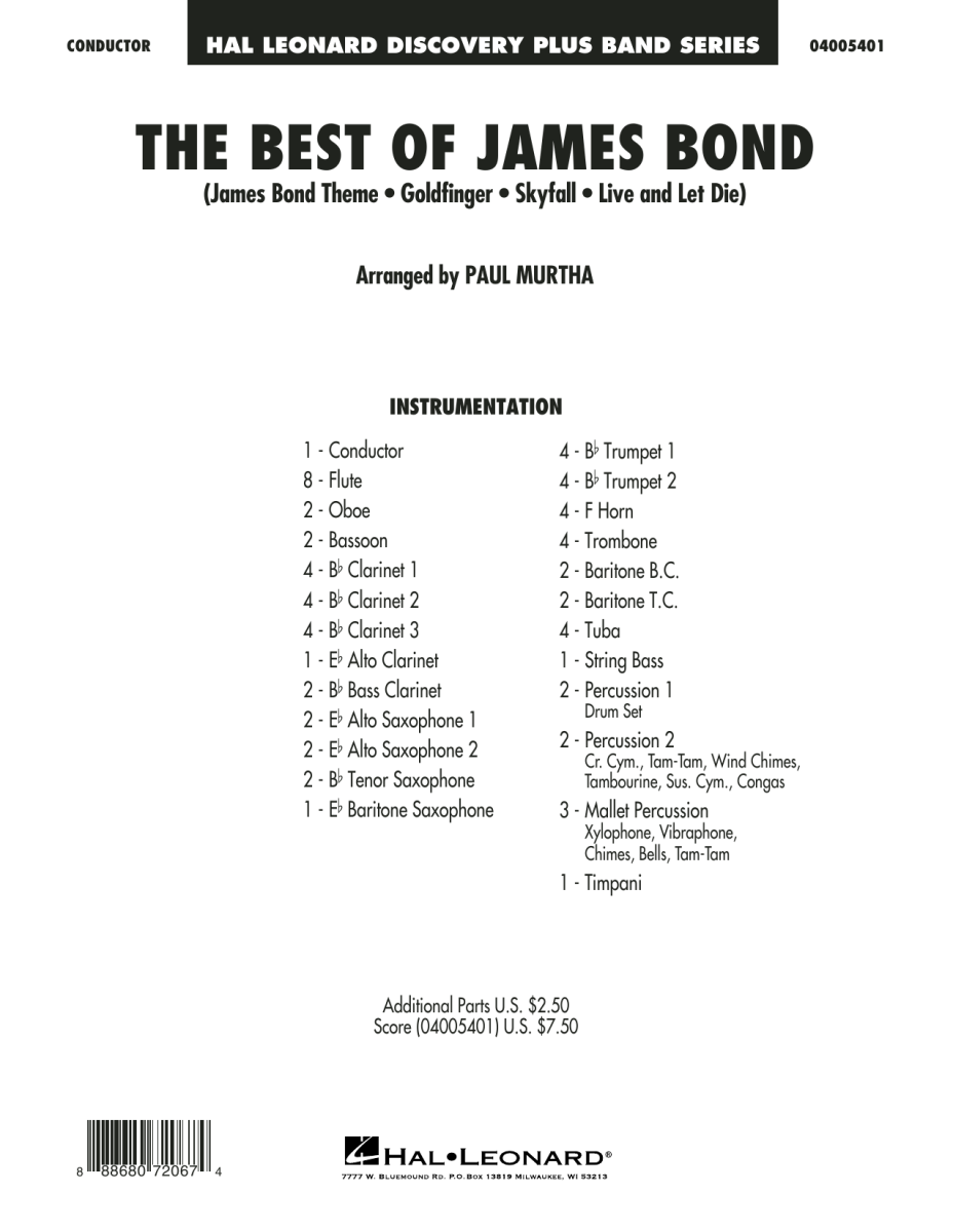 Best of James Bond, The - cliquer ici