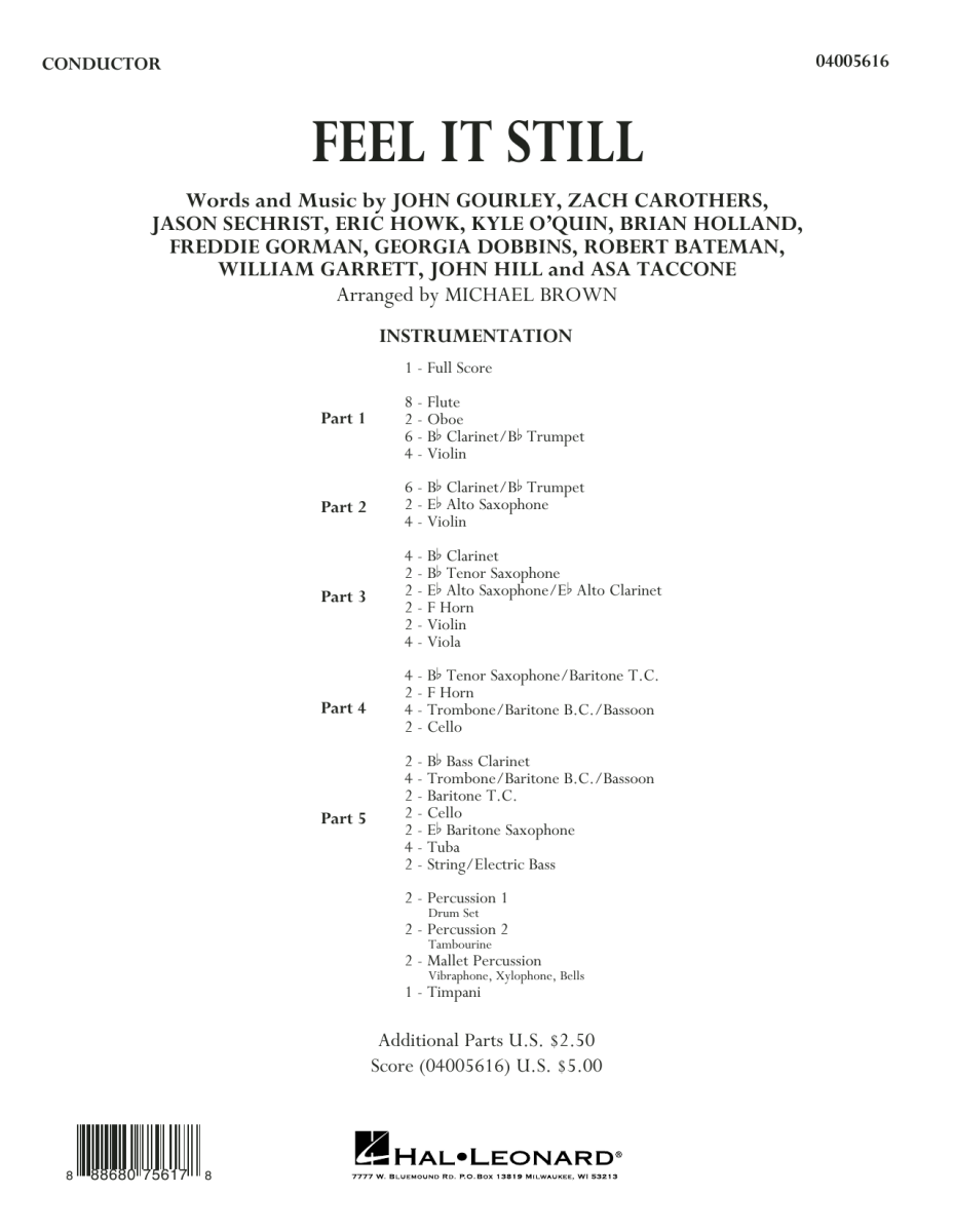 Feel It Still - cliquer ici