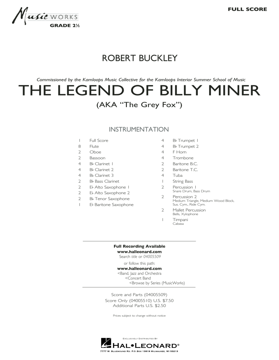 Legend of Billy Miner, The - cliquer ici
