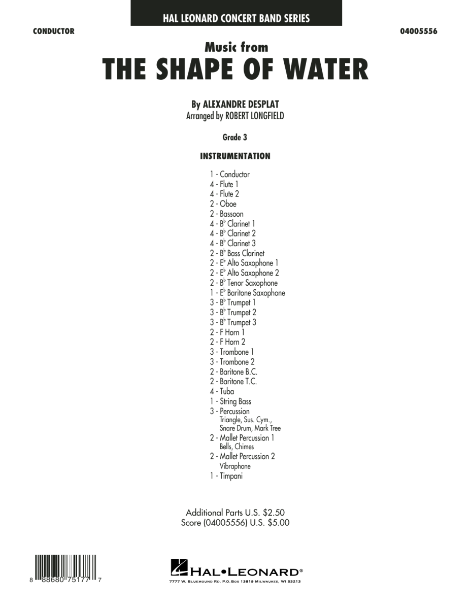 Music from 'The Shape of Water' - cliquer ici
