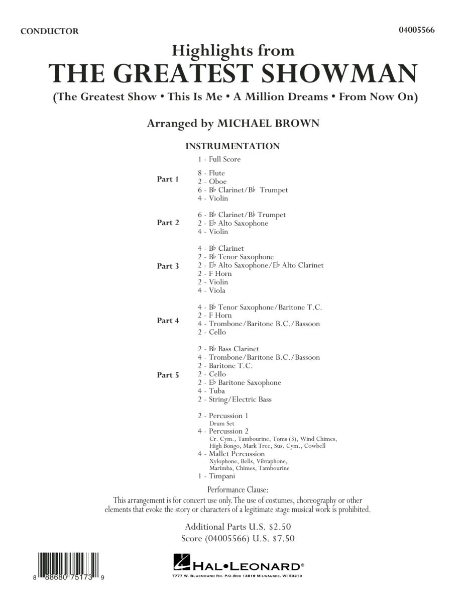 Highlights from 'The Greatest Showman' - cliquer ici
