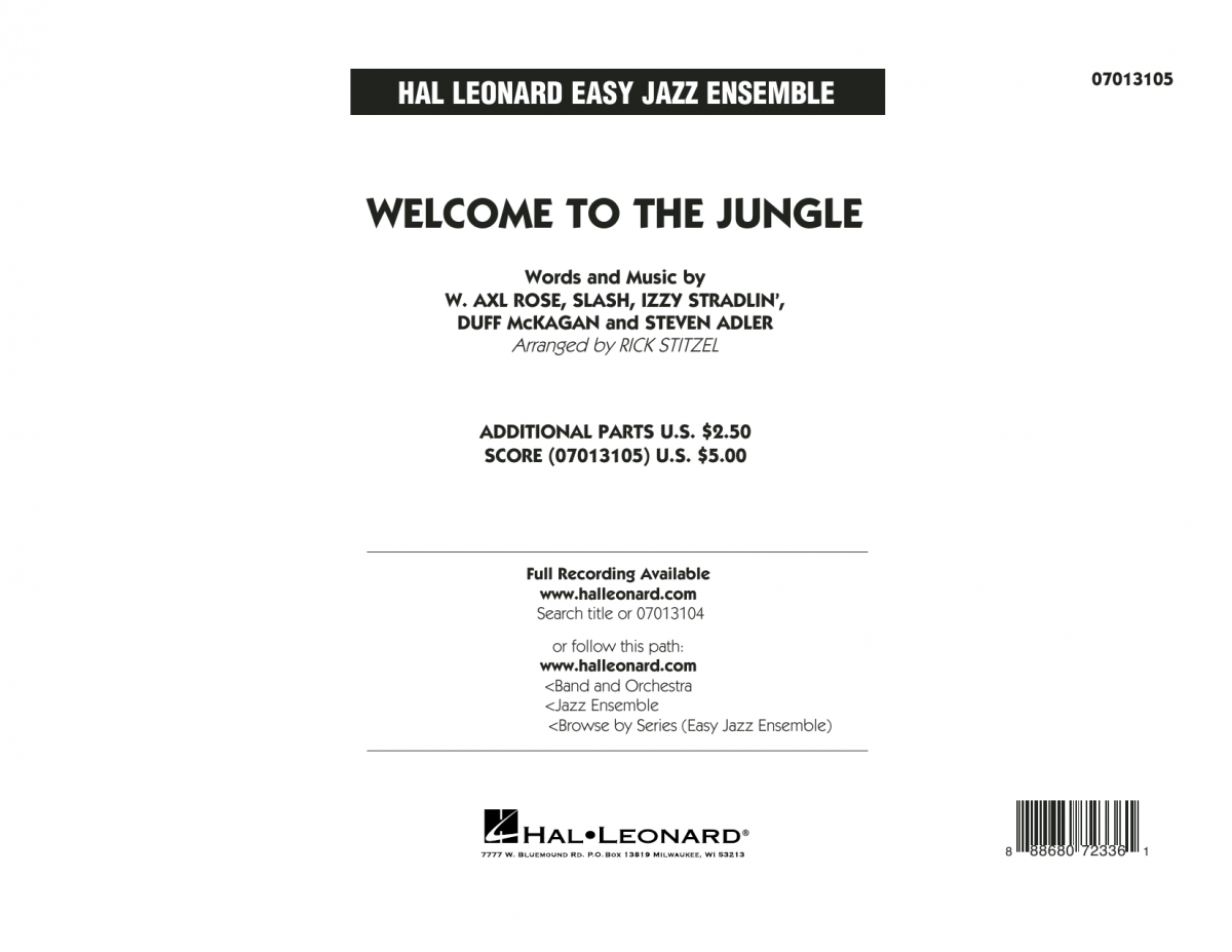 Welcome to the Jungle - cliquer ici