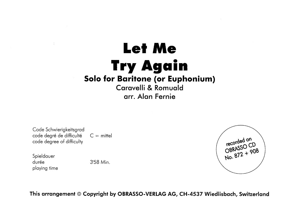 Let Me Try Again - cliquer ici