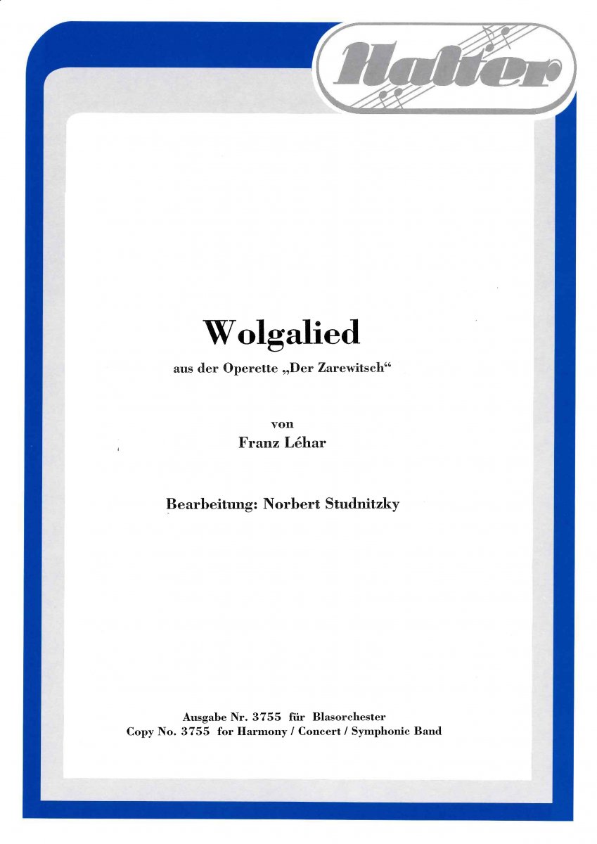 Wolgalied (aus 'Der Zarewitsch') - cliquer ici