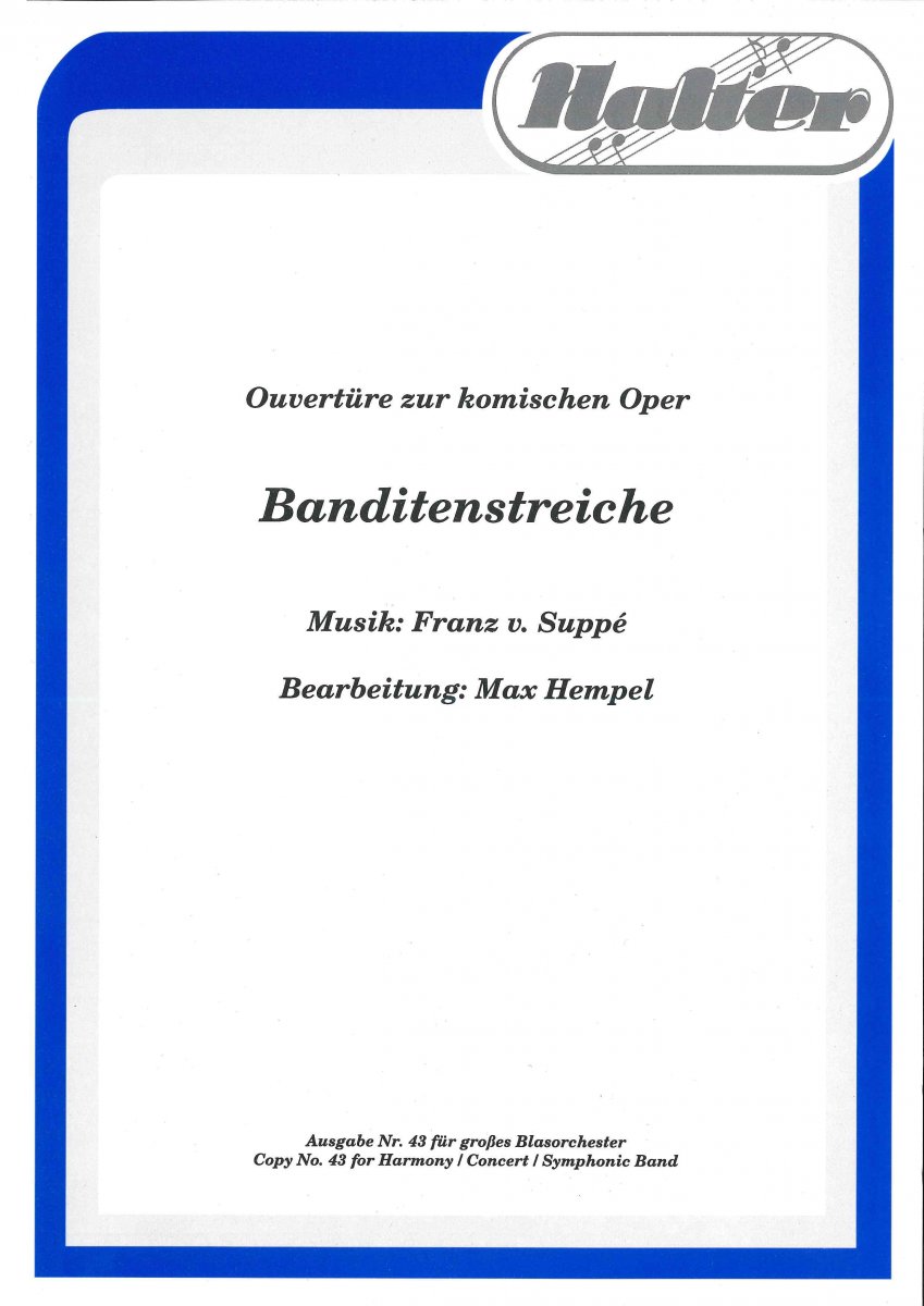 Banditenstreiche Ouvertre - cliquer ici