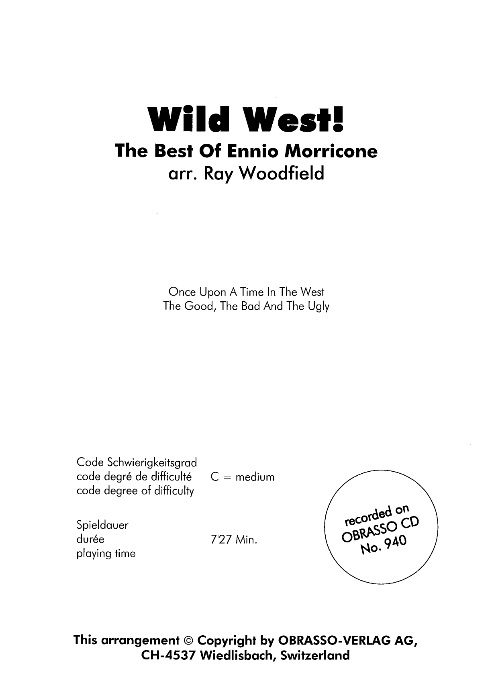 Wild West - The Best of Ennio Morricone - cliquer ici