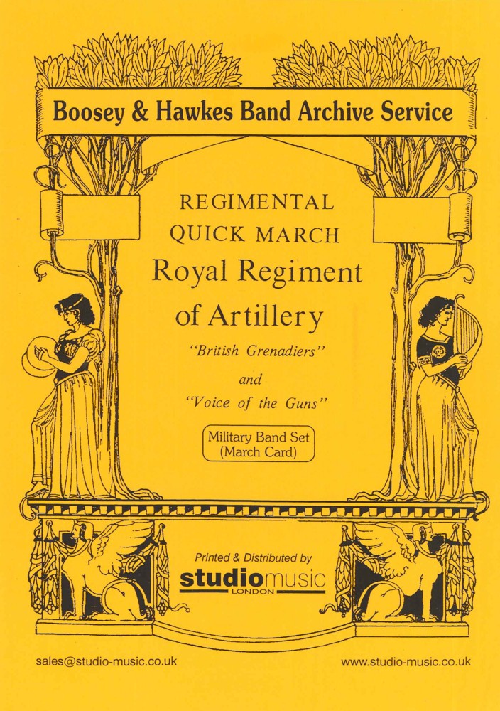 Quick March Royal Artillery Band Set (British Grenadiers and Voice of The Guns) - cliquer ici