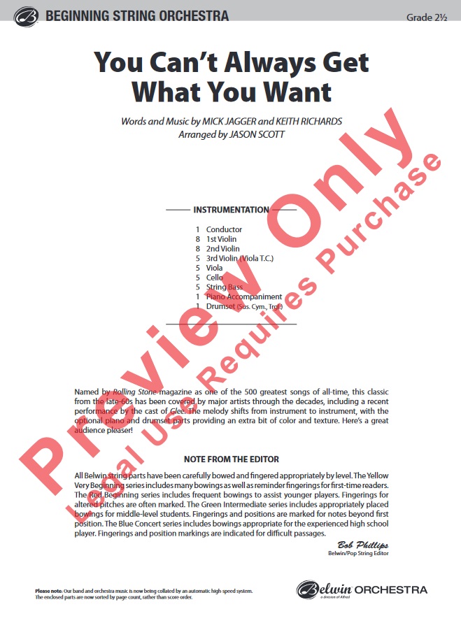 You Can't Always Get What You Want - cliquer ici