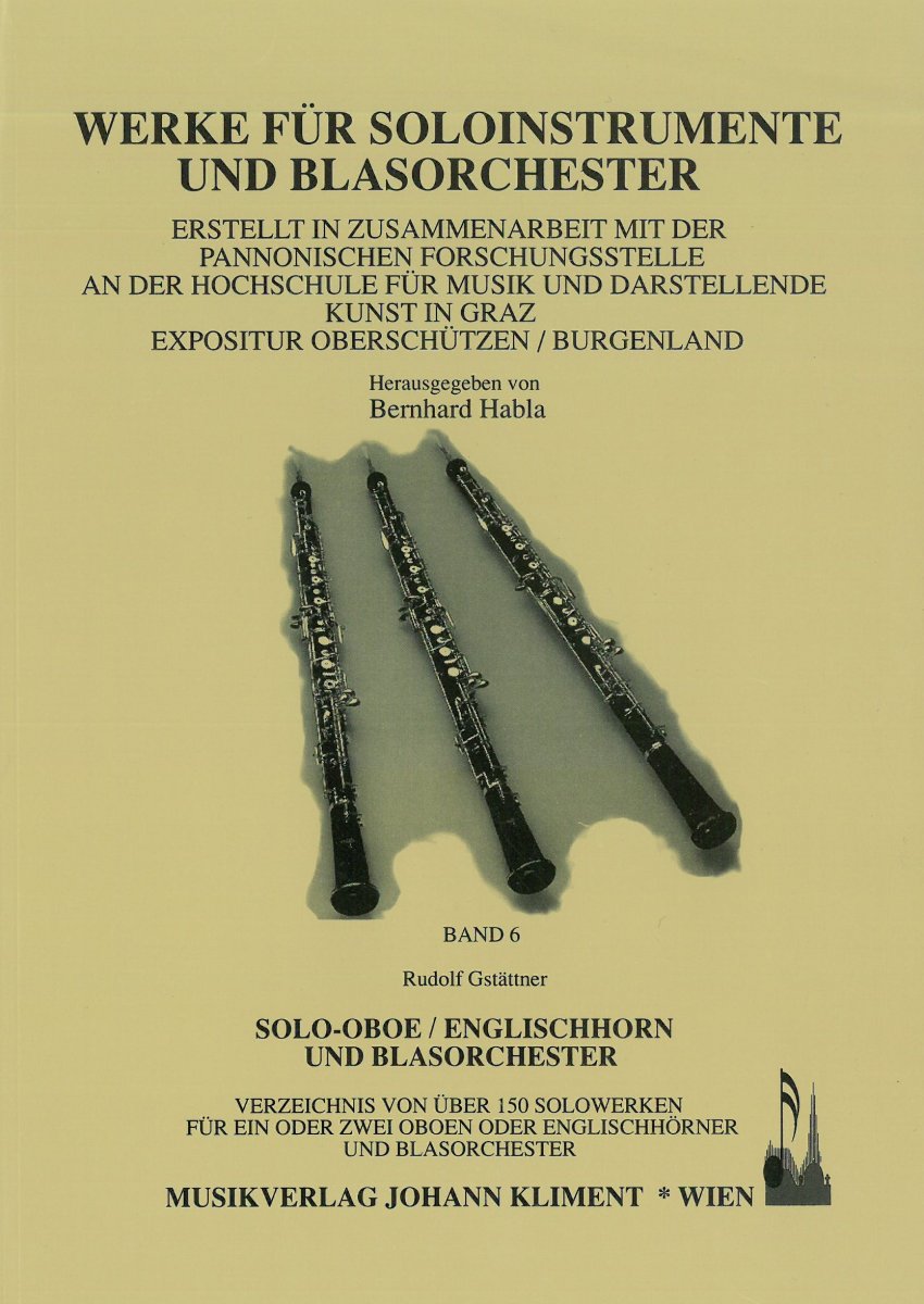 Werke für Soloinstrumente und Blasorchester #6: Solo Oboe/Englischhorn und Blasorchester - cliquez pour agrandir l'image