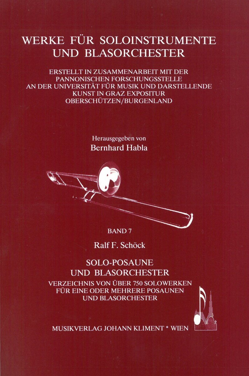 Werke fr Soloinstrumente und Blasorchester #7: Solo Posaune und Blasorchester - cliquer ici