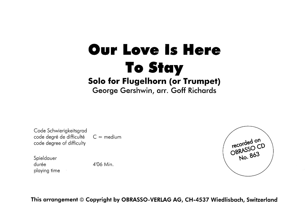 Our Love is Here to Stay - cliquer ici